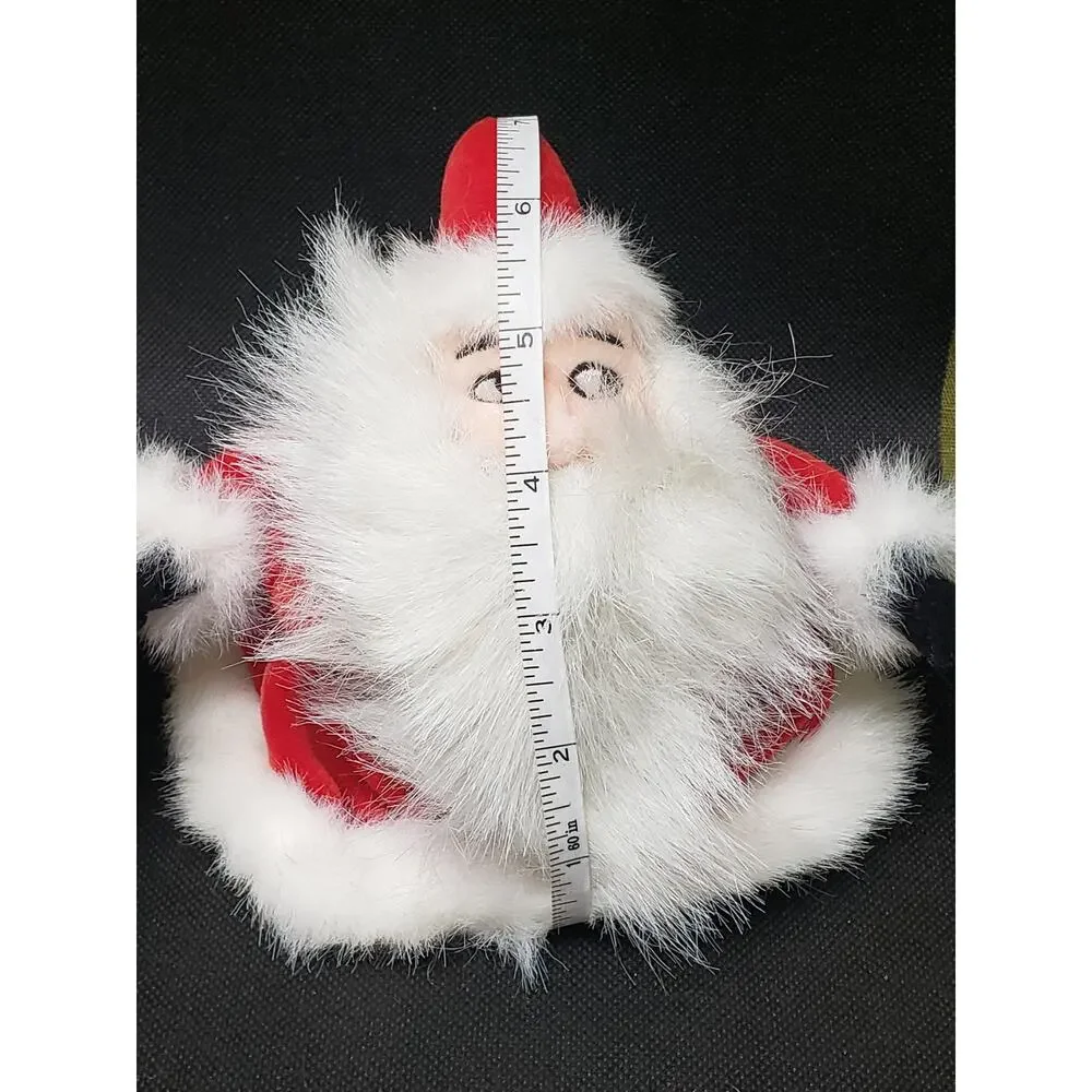 Disney Store Nightmare Before Christmas Santa Bean Bag Plush Stuffed Beanie
